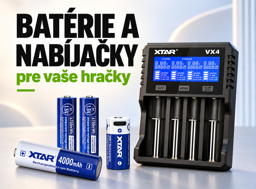 Batérie a nabíjačky