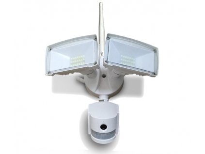 LED reflektor 3v1 (senzor pohybu, kamera, WiFi) 18W 600lm biely
