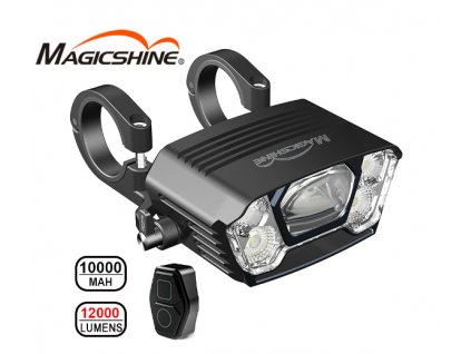 LED bicyklové svietidlo Magicshine Monteer 12000lm s diaľkovým ovládaním + externý napájací USB Li-ion batériový pack 10000mAh 14,4V