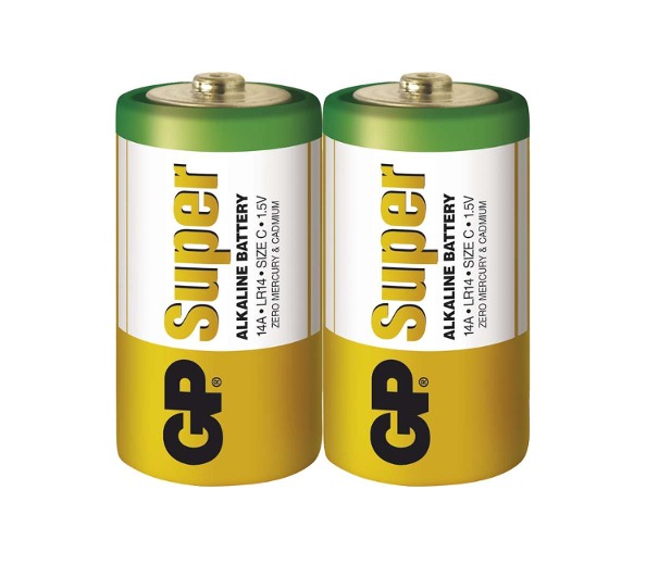 GP Batteries Batéria GP alkalická C, 2ks/ Fólia