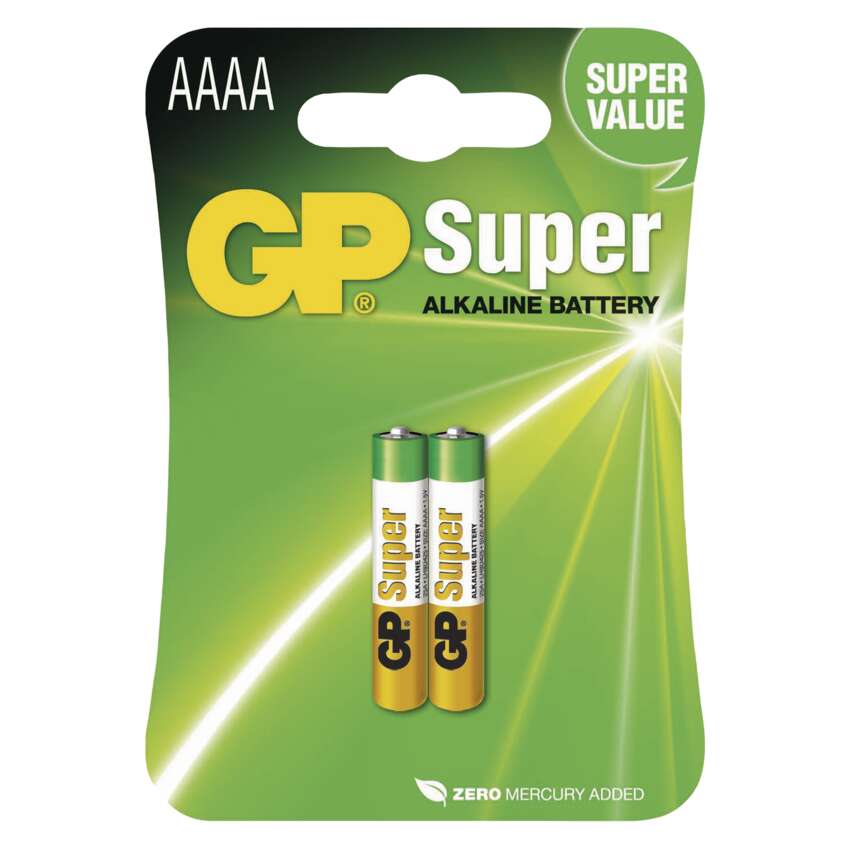 GP Batteries Batéria GP alkalická špeciálna 25A 1,5V AAAA, 2ks/ Bl.