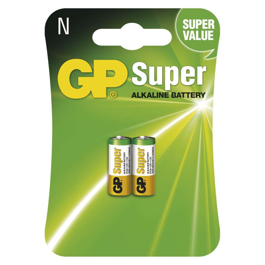 GP Batteries Batéria GP Super alkalická špeciálna LR1 veľkosť N (910A) 1,5V, 2ks/ Blister