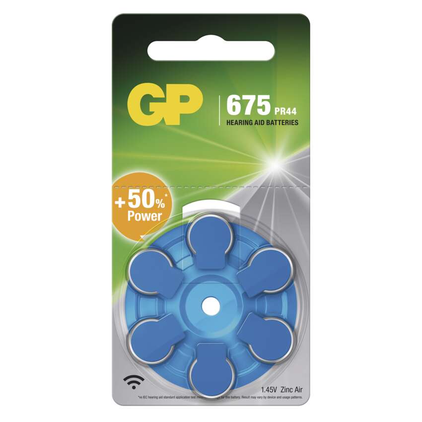 GP Batteries Batéria zinkovzdušná do naslúchadiel ZA 675, 6ks/ Bl.