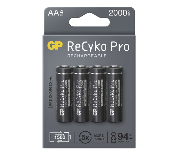 GP Batteries Nabíjacia batéria GP ReCyko+ Pro Professional AA, 4 ks