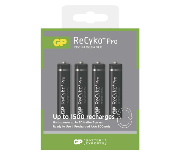 GP Batteries Nabíjacia batéria GP ReCyko+ Pro Professional AAA, 4 ks
