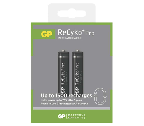 GP Batteries Nabíjacia batéria GP ReCyko+ Pro Professional AAA,2 ks