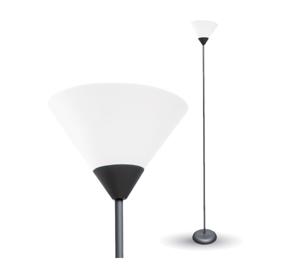 V-TAC Stojanová lampa čierna