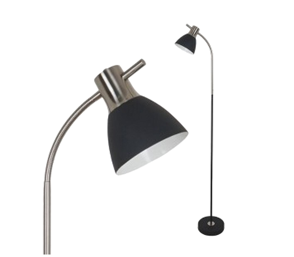 V-TAC Stojanová lampa čierna