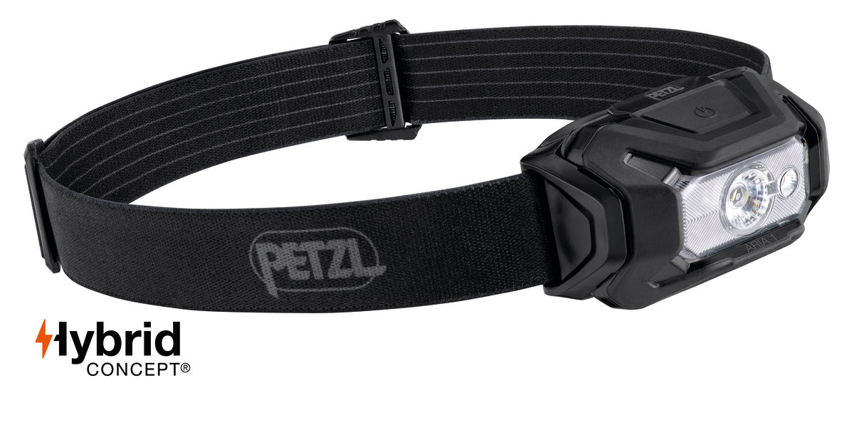 LED čelovka PETZL ARIA 1 RGB HYBRID čierna