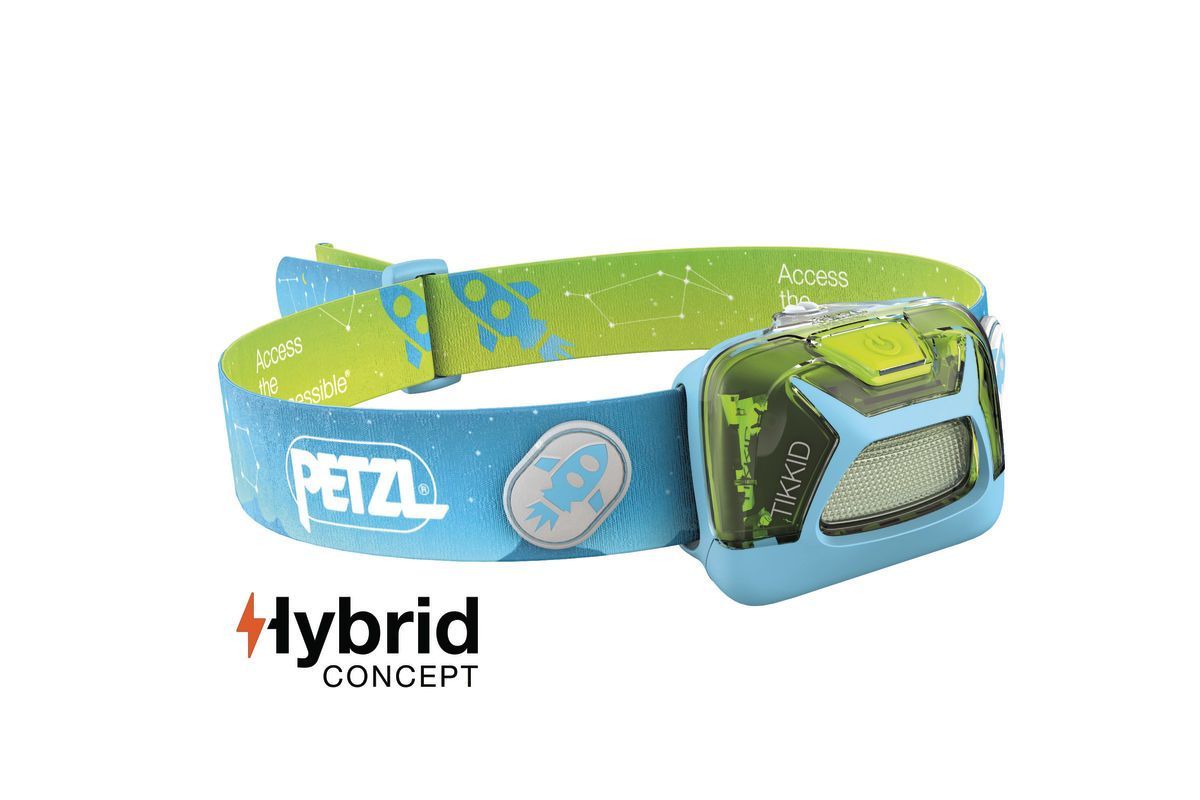 LED detská čelovka PETZL TIKKID HYBRID modrá