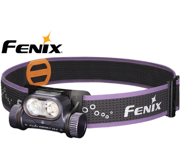 LED Čelovka HM65R-T V2.0 - Tmavo fialová