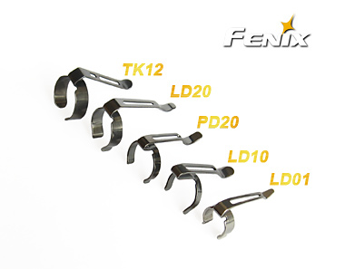 Náhradné spony na svietidlá Fenix - Fenix TK15 a TK22