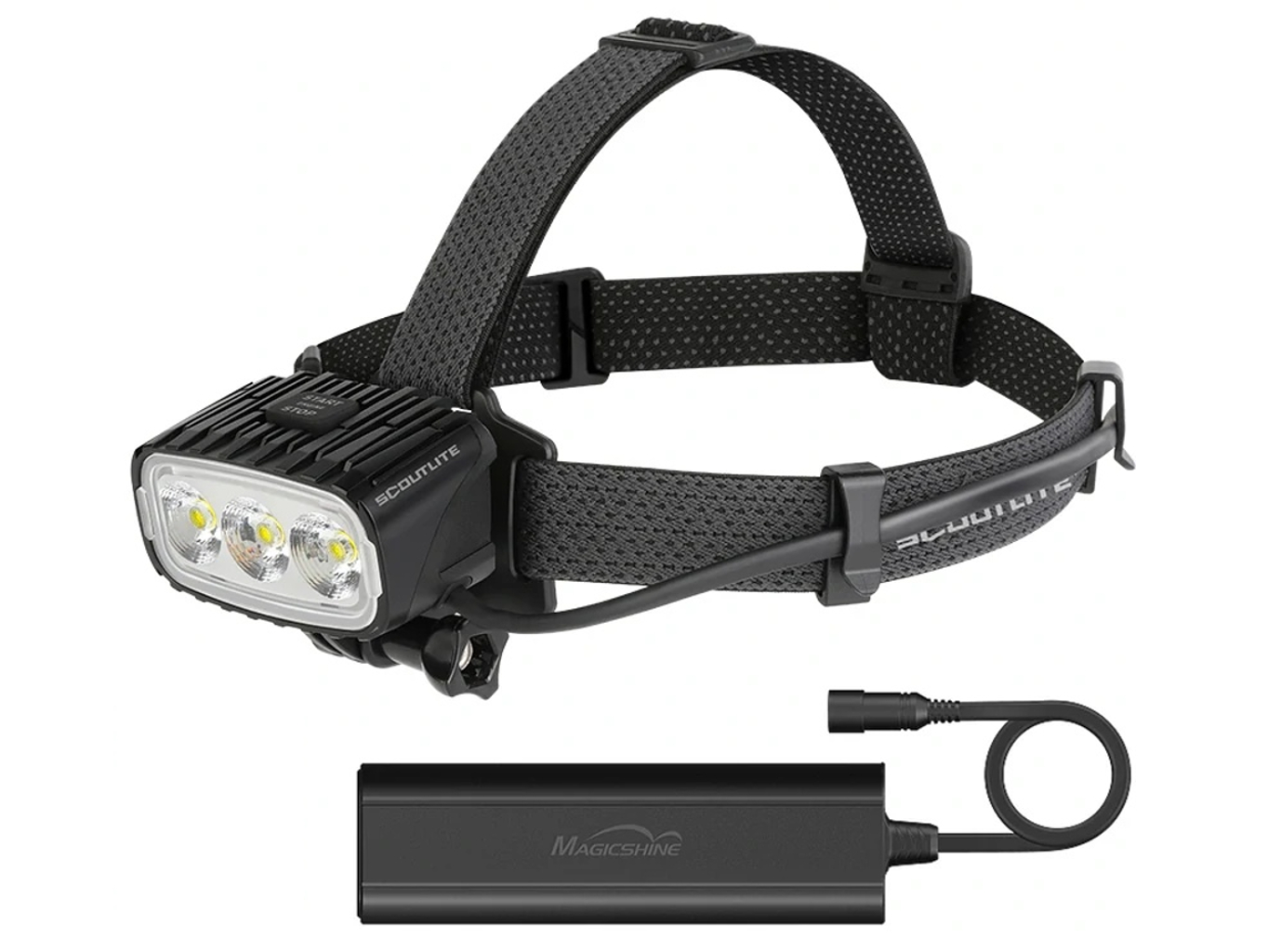 LED Čelovka Magicshine Scoutlite MEGLE 6000 - Čierna