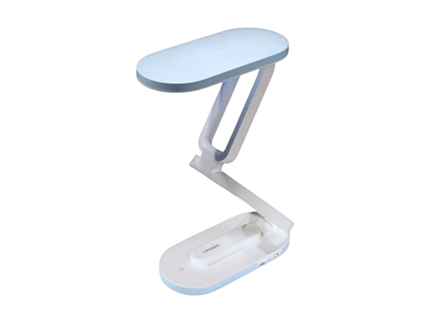 Stolová LED lampa Tiross TS-2230, vymeniteľný Li-ion aku. 1x 18650 1500mAh 3,7V, USB-C nabíjateľná - Bielo-modrá