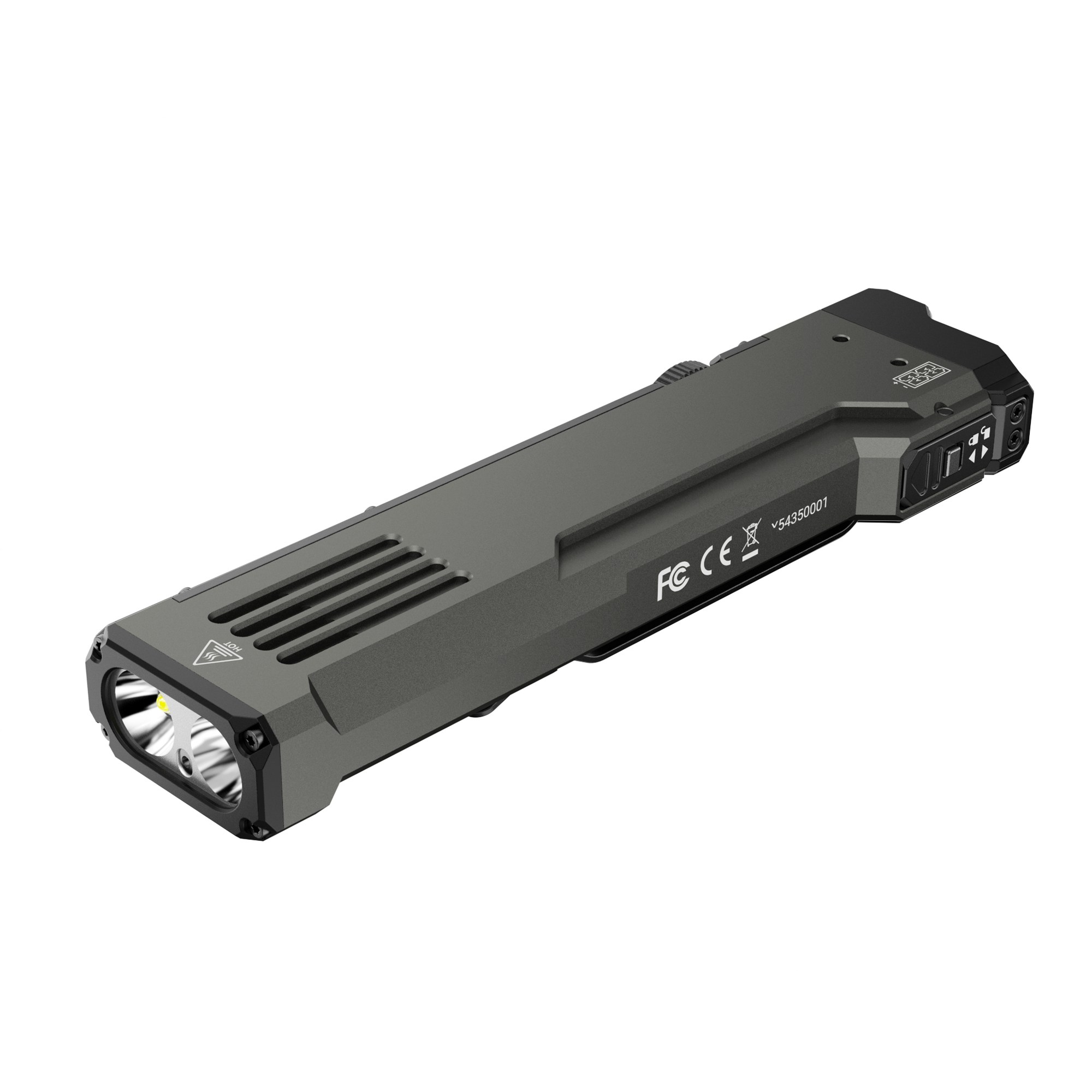 Wuben X5 Grey – plochá EDC baterka 3 v 1 s UV a zeleným laserom