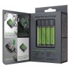 2v1 USB nabíjačka a Powerbank GP CHARGE AnyWay + 4 AA GP ReCyko+ 2700mAh