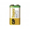 Batéria GP SUPER alkalická 9V blok, 1ks/ Folia