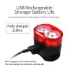 Bicyklové svietidlá Gaciron W09 zadné svetlo, USB nabíjateľné, Praktik Set