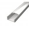 Hliníkový profil pre LED pásy SIMPLE, 17,1x8mm - Biela