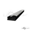 Hliníkový profil pre LED pásy SIMPLE, 17,1x8mm - Čierna