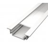 Hliníkový profil pre LED pásy ZAPUSTENÝ, 24x7mm - BIELA