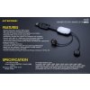 Inteligentná prenosná magnetická USB nabíjačka/ Powerbank/ LED svietidlo Nitecore LC10 (Li-ion/ IMR)