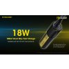 Inteligentná rýchlonabíjačka a powerbank Nitecore F21i pre špeciálne 21700 Li-ion akumulátory Nitecore iSérie