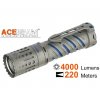 LED Baterka Acebeam E70 TI + Li-ion IMR21700 5100mAh USB-C nabíjateľnáTitánium