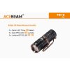 LED Baterka Acebeam TK16 AL + Li-ion IMR16340 550mAhČierna