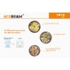 LED Baterka Acebeam TK16 AL + Li-ion IMR16340 550mAhČierna