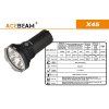 LED Baterka Acebeam X45 + 4x IMR 18650 3100 3,6V akumulátor