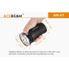 LED Baterka Acebeam X80GT + 4x Li-ion IMR 18650 3100mAh 31A 3,6V