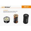 LED Baterka Acebeam X80GT + 4x Li-ion IMR 18650 3100mAh 31A 3,6V