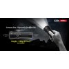 LED Baterka Klarus G20L + Aku. 26650 5000mAh, USB nabíjateľný, Praktik Set