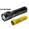 LED Baterka Nitecore E4K+1x Li-ion 21700 5000mAh s USB-C nabíjacím portom