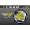 LED Baterka Xtar S1 3x XM-L2 U2