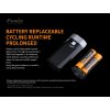 LED bicyklové svietidlo Fenix ​​BC30 V2.0 + nabíjacia USB sada 3500 mAh