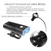 LED bicyklové svietidlo Gaciron V9D-1800, Limited Edition, USB nabíjateľný, USB Powerbank, Praktik Set
