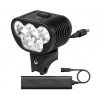 LED bicyklové svietidlo Magicshine Monteer 5000S, 5000lm + externý USB nabíjací Li-ion batériový pack 7000mAh 7,2V