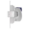 LED bodové svietidlo strieborné, kruh 5W 350lm Teplá biela