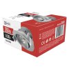 LED bodové svietidlo strieborné, kruh 5W 350lm Teplá biela