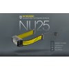 LED Čelovka Nitecore NU25 v2 2022, vstavaný Li-ion 650mAh, USB-C nabíjateľnáČierna