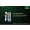 LED kľúčenka Nitecore TIKI GITD, Fosforeskujúce telo, Micro-USB nabíjateľná