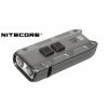 LED kľúčenka Nitecore TIP SE 700lm, vstavaný Li-ion aku. 500mAh 3,6V, USB-C nabíjateľná Šedá