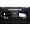LED kľúčenka/ baterka Nitecore T4K 4000lm, vstavaný aku. Li-ion 1000mAh 3,6V, USB-C nabíjateľnáČierna