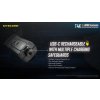 LED kľúčenka/ baterka Nitecore T4K 4000lm, vstavaný aku. Li-ion 1000mAh 3,6V, USB-C nabíjateľnáČierna