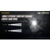 LED kľúčenka/ baterka Nitecore T4K 4000lm, vstavaný aku. Li-ion 1000mAh 3,6V, USB-C nabíjateľnáČierna