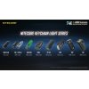 LED kľúčenka/ baterka Nitecore T4K 4000lm, vstavaný aku. Li-ion 1000mAh 3,6V, USB-C nabíjateľnáČierna