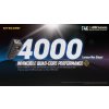 LED kľúčenka/ baterka Nitecore T4K 4000lm, vstavaný aku. Li-ion 1000mAh 3,6V, USB-C nabíjateľnáČierna