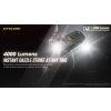 LED kľúčenka/ baterka Nitecore T4K 4000lm, vstavaný aku. Li-ion 1000mAh 3,6V, USB-C nabíjateľnáČierna